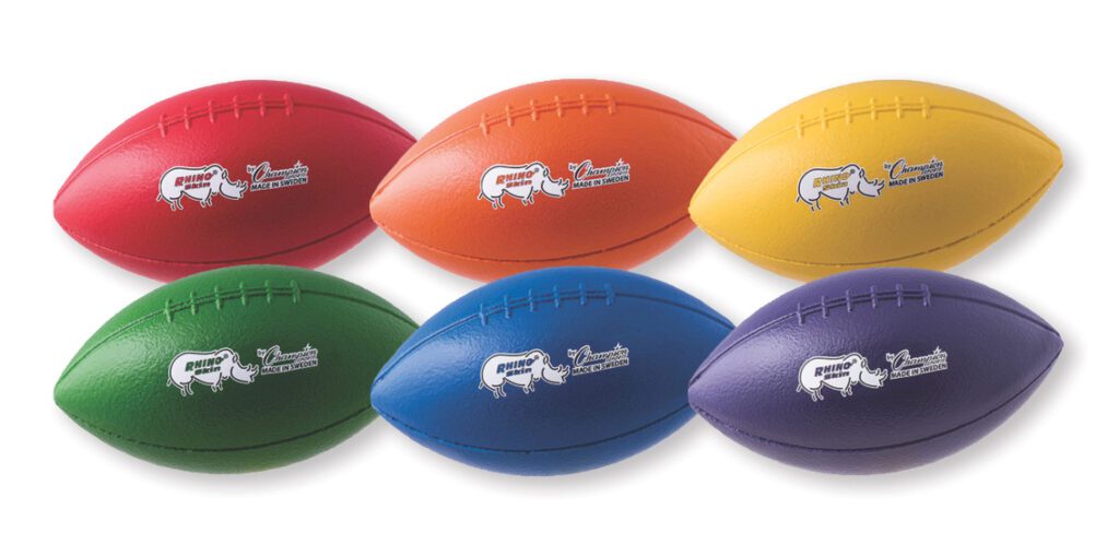 Rhino Foam Coated Footballs